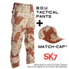 Battle Dress Uniform B.D.U Pant Ripstop 6 Color Desert